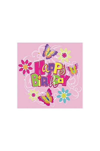 Parti Adresi Napkin Girl Birthday