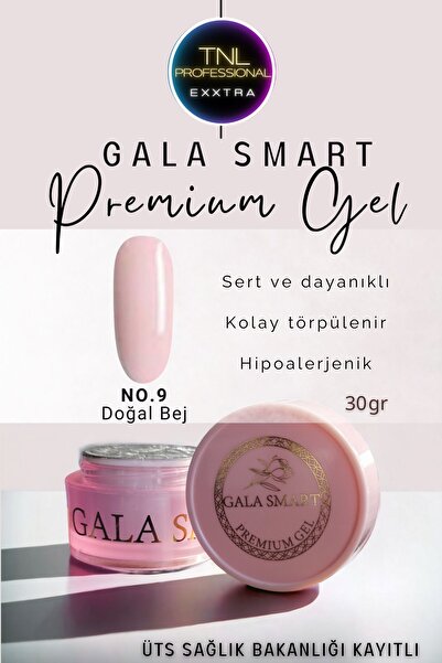 TNL Gala Smart Protez Tırnak Jeli No: 09 Orta Akışkan Kıvam 30 gr Jel Tırnak Güçlendirme