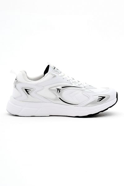 Tonny Black Unisex White Silver Faylon Sole Comfortable Mold Unisex Shoes