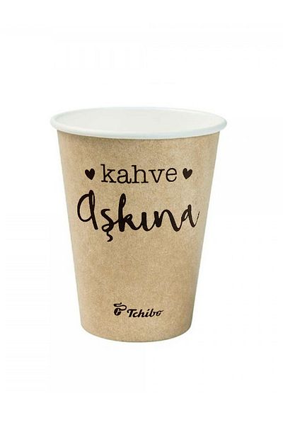 Tchibo 8 Oz Paper Cup 12 pieces (without lid)