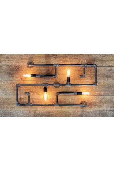Blbndesign Decorative Wall Lighting Pipe Floor Lamp
