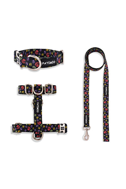PATİMİO Paws Köpek Göğüs, Boyun Ve Gezdirme Tasma Seti