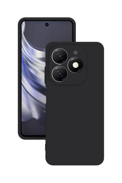 eonaks Tecno Spark 20C Kılıf Kamera Korumalı Silikon Rubber Arka Kapak