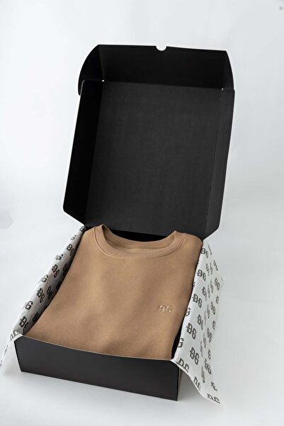 dg daag Bej Relaxed Fit Unisex Sweatshirt