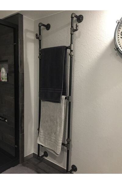 Blbndesign رف وسلم معلق من الأنابيب المزخرفة