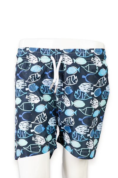 PODİUM GİYİM New Trend Fish Printed Quick Dry Pantaloni scurți pentru bărbați Costume de baie