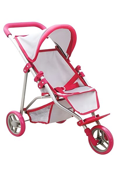 Apexma Kız Çocukları İçin Katlanabilir Desenli Üç Tekerlekli Tenteli Metal Oy...