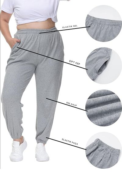 BSBSPOR Καλοκαιρινή - Oversize Loose Fit Φούτερ Γκρι/Μαύρο Ανδρικά/Γυναικεία