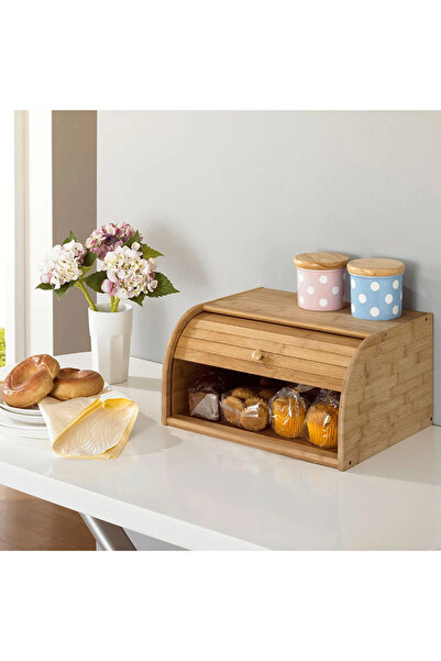 senal ticaret Ekmek Kutusu Açılır Kapanır Sürgülü Lüks Bambu Ekmek Dolabı Ekm...