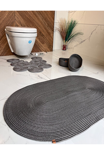 Namteks 60x100 Килимок, Килимок Krozet, 2 Кошики для ванної кімнати. Сувеніри, Весільні подарунки