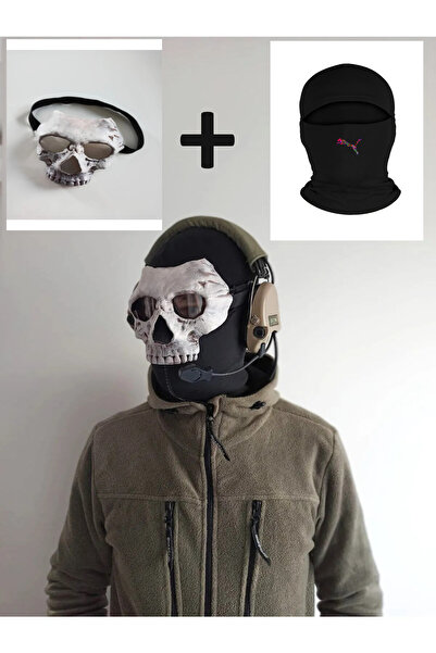 Goplast Premium Call Of Duty Modern Warfare Ghost Maskesi + kar maskesi