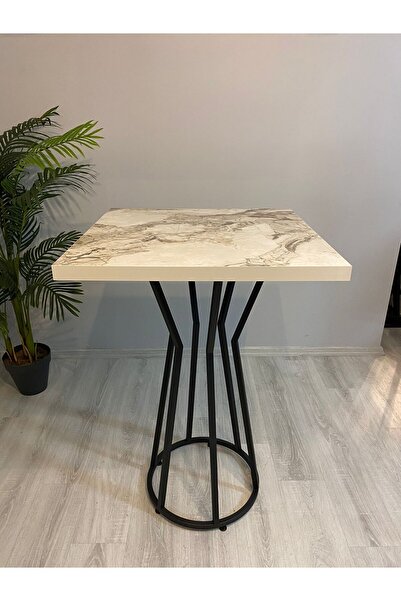 Resa mobilya design Bistro Masası Kare Cafe Bar Masası Mdf 70x70 1 Masa