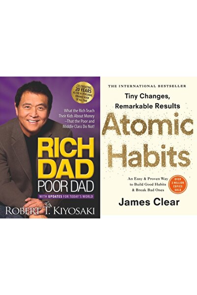 Simon Schuster Rıch dad Poor dad & Atomic Habits: the life-changing million-c...