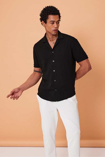 Weyeze Af-Y19113Lns Model Jacquard Shirt