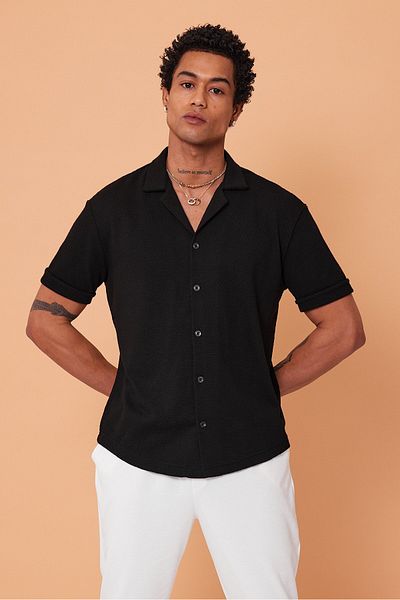 Weyeze Af-Y19113Lns Model Jacquard Shirt