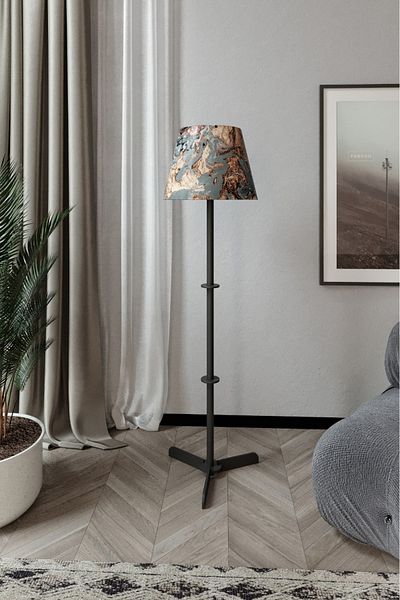 messer Novi̇ Tek Decorative Floor Lamp - Atlanti̇s