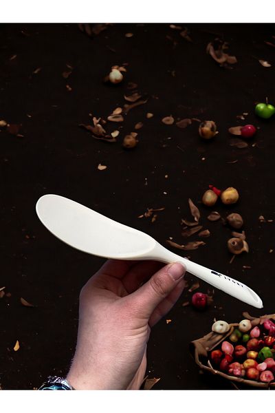 Multiamo Hard Tip Heat Resistant Fireproof Nonstick Silicone Spoon Set 4 Pieces 28cm/22cm/20cm Spoon 28cm Ladle