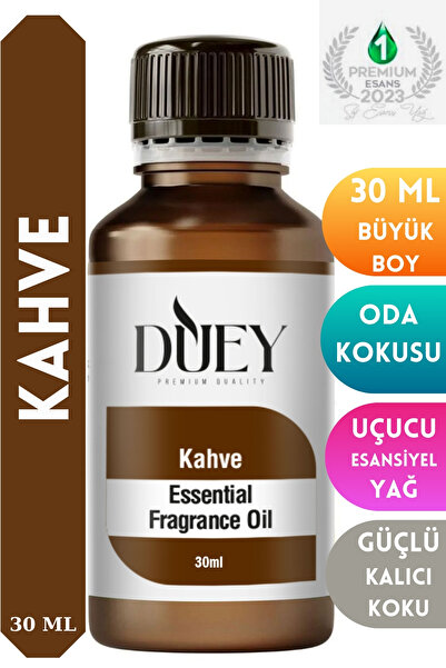 DUEY Kahve Uçucu Yağ 30ML Buhurdanlık Yağı Difüzör Esansı Oda Kokusu Esansı Hava