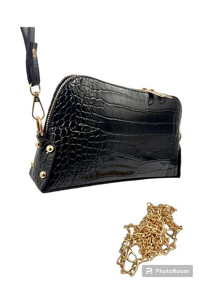 on star Hand And Shoulder Bag Chain Cross Strap Croquet Pattern Gift Bag