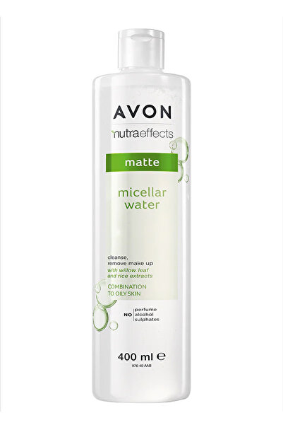 AVON Nutra Effects 400 ml. Ματ Νερό Καθαρισμού Μακιγιάζ Micellar