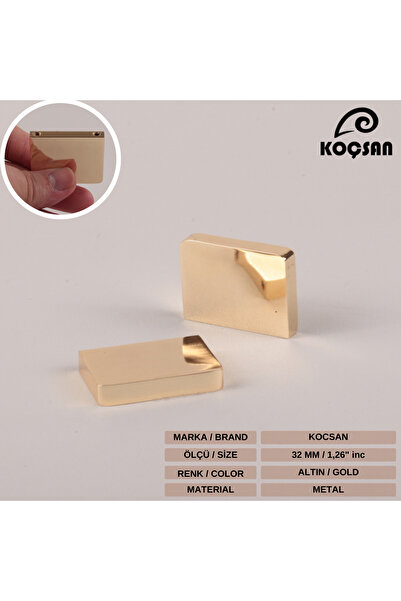 KOÇSAN Mâner elegant din aur de 32 mm Mâner de lux pentru mobilier de bucătărie de țară