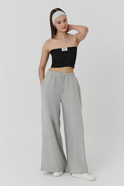 Quzu Yazı Baskılı Straplez Büstiyer Bluz Siyah