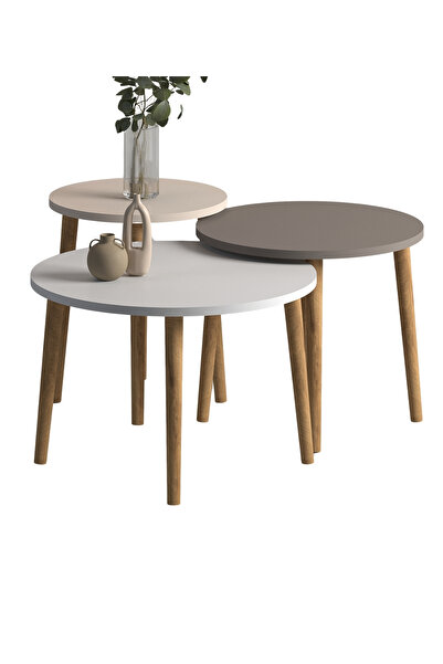 Monte Sehpa Roma 3'lü Orta Sehpa