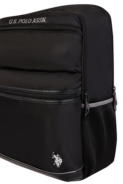 U.S. Polo Assn. US Polo Assn 24128 UNISEX SCHOOL BACKPACK TABLET COMPARTMENT LAPTOP BAG BLACK