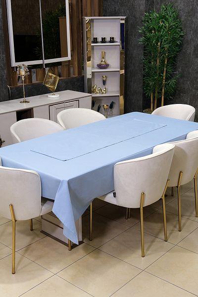sevilya Set de cârpă de masă Dream 8 piese (față de masă de salon, pasaj, șervețel din 6 piese)