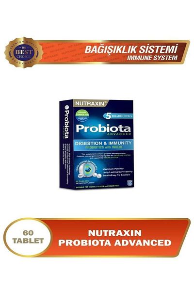 Nutraxin Probiota Advanced 60 Tablets + Facial Cleanser 100ml - Gift