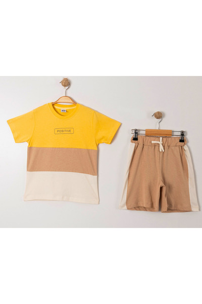 VOI Καλοκαιρινό σετ μπλούζας και παντελόνι για αγόρια 3-4-5-6 ετών (100% βαμβάκι)