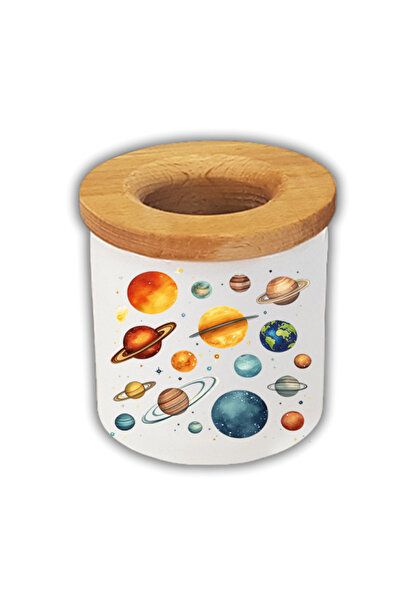 lili hediyelik Planets Štampano Pernica za držač olovke
