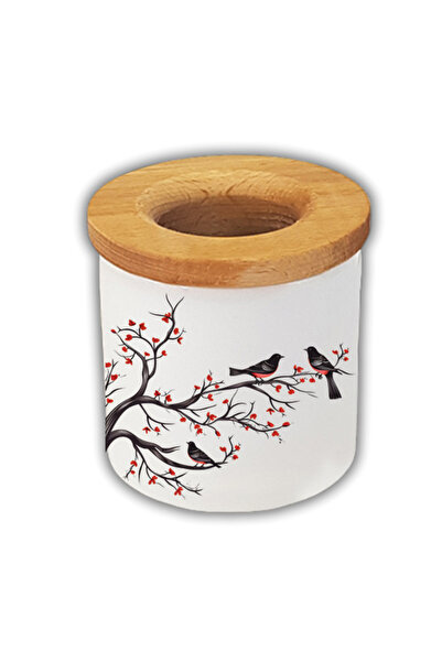 lili hediyelik Несесер за моливи с щампа „Птици на клон“