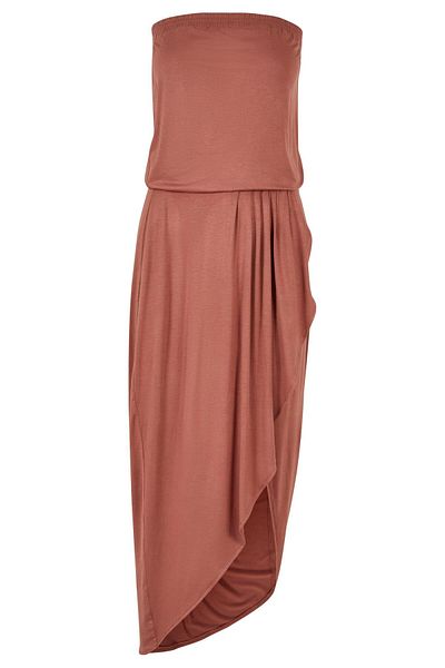 Urban Classics Damen Bandeau-Kleid aus Viskose