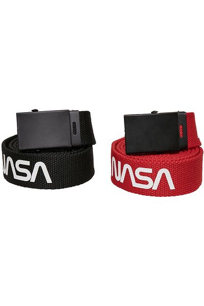 Mister Tee Accessoires NASA Gürtel 2er-Pack extra lang