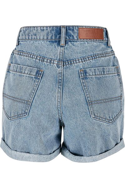Urban Classics Damen Bayan Yüksek Bel Boyfriend Şort