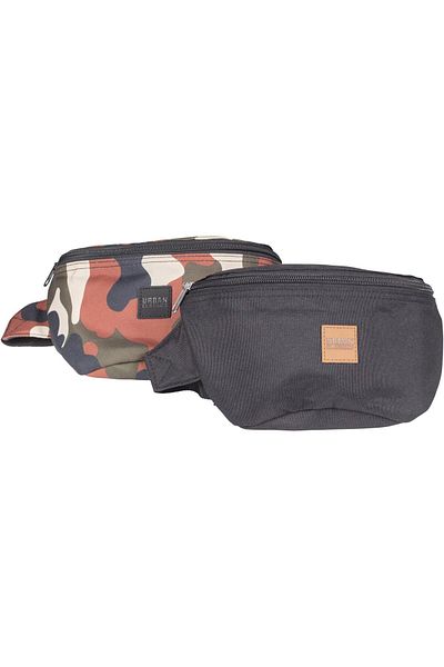 Urban Classics Unisex Hip Bag 2-Pack