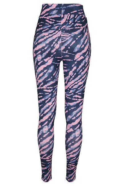 Urban Classics Damen Leggings mit hoher Taille und Batikmuster