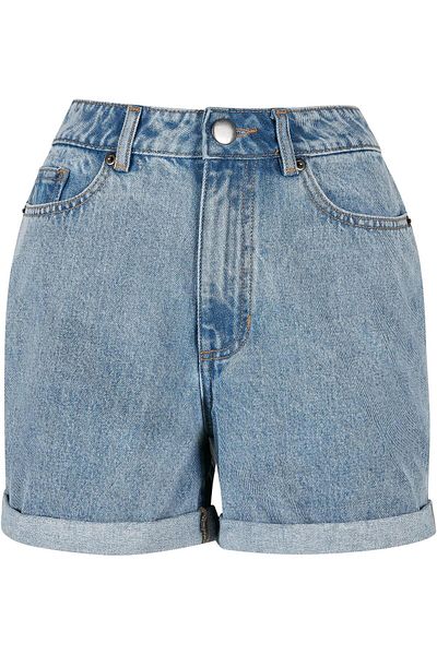 Urban Classics Damen Bayan Yüksek Bel Boyfriend Şort