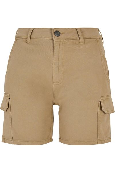 Urban Classics Damen Ladies High Waist Cargo Shorts