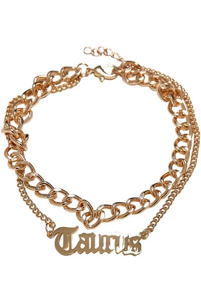 Urban Classics Accessoires Sternzeichen Goldenes Fußkettchen