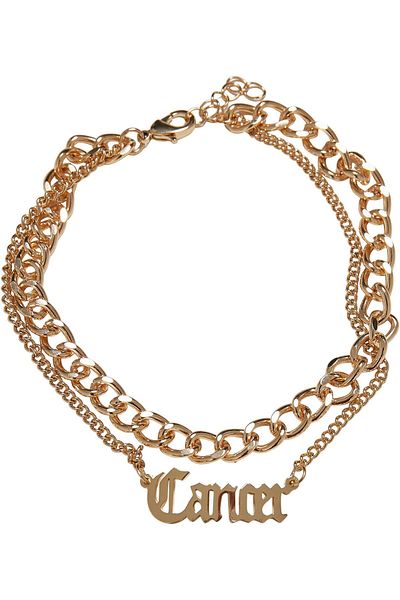 Urban Classics Accessoires Sternzeichen Goldenes Fußkettchen