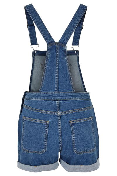Urban Classics Damen Ladies Organic Short Latzhose