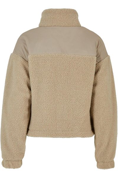 Urban Classics Damen Ladies Sherpa Mix Jacket