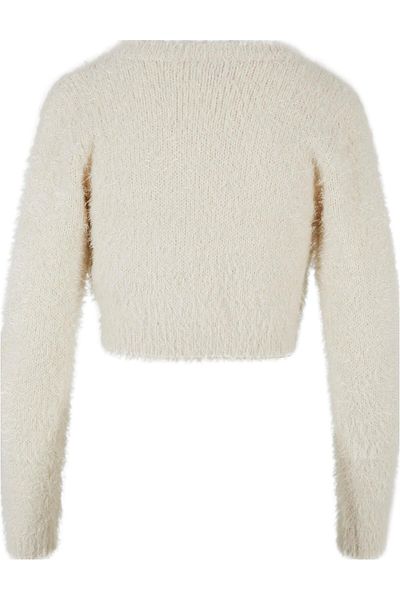 Urban Classics Damen Bayan Bağcıklı Kısa Tüylü Hırka