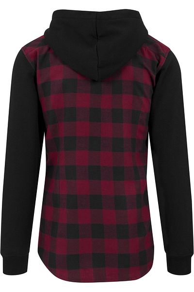 Urban Classics Kariertes Flanell-Sweatshirt mit Kapuze für Herren