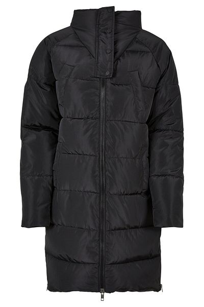 Urban Classics Damen Ladies High Neck Puffer Coat