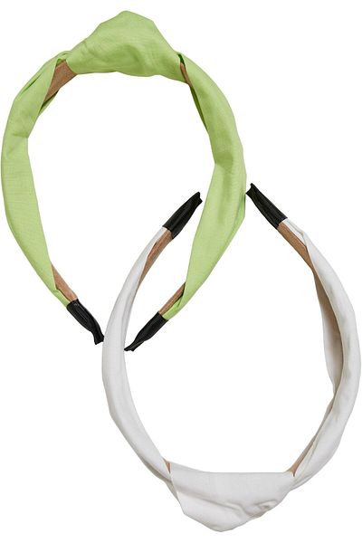 Urban Classics Accessoires Leichtes Stirnband mit Knoten 2er-Pack