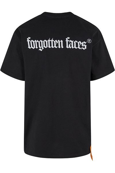 Forgotten Faces Herren T-Shirt „Balaklava“ in Übergröße, Weiß