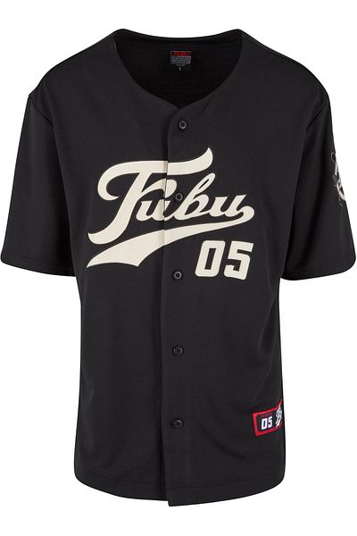 FUBU Herren FM241-007-2 Fubu Varsity Baseball Jersey